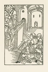 A Teacher with Four Scholars