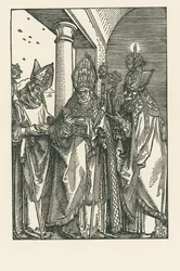 Bishop Saint Nicolaus, saints Ulrich and Erasmus