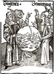Diogenes and Democritus - in 