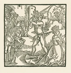 King Jehu Causes His Wife Jezebel to be Beheaded