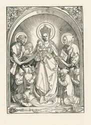 Madonna with Carthusian Monks, Saints John the Baptist and Bruno