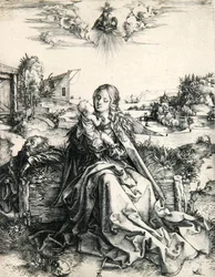 Madonna with a Dragonfly (engraving)