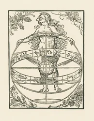 Nude Woman with the Zodiac