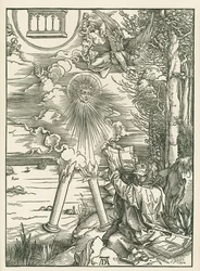 Saint John Devouring the Book Presented by the Angel. The Revelation of Saint John