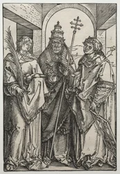 Saints Stephen, Sixtus and Lawrence