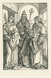 Saints Stephen, Sixtus and Lawrence
