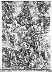 Scene from the Apocalypse, The seven-headed and ten-horned dragon