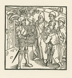 The Knight Commissions Two Scribes and Two Priests to Compile This Book