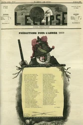 Predictions for the year 1869. Cover in 