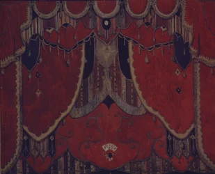 Design of Main Curtain for the Theatre Play The Masquerade by M. Lermontov