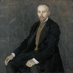 Portrait of the artist Nicholas Roerich 1874-1947, 1907