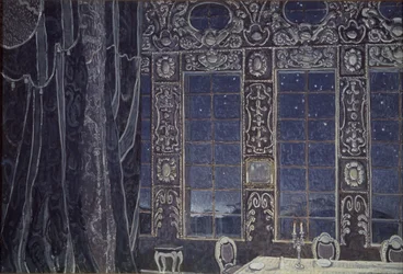 Stage Design for the Play Don Juan by J.-B. Molière