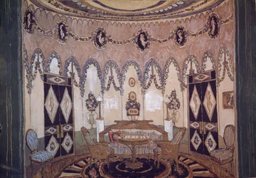 Stage Design for the Theatre Play Two Brothers by M. Lermontov