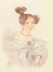 Portrait of Yekaterina Ivanovna Zagryazhskaya