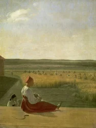 Harvesting in Summer, 1820s
