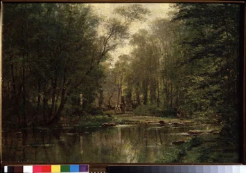 Landscape of La Veules in Normandy