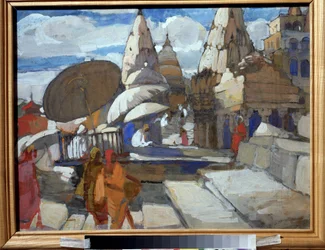 A Pagoda in Benares