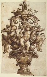 Design for a finial of a coach