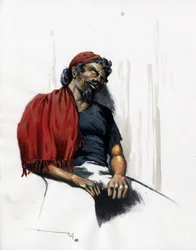Pirate or sleeping seaman