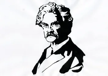 Portrait of Mark Twain