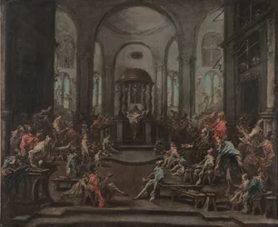 Interior of a Synagogue