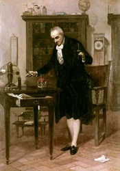 Volta in His Laboratory
