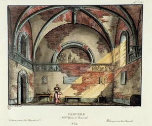 Prison Cell. Scenography for the Opera 