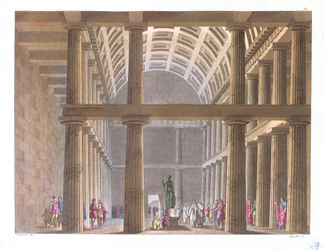 The Interior of the Parthenon, illustration from 