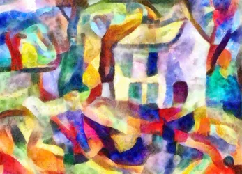 Sketch with a Tree in the Distance