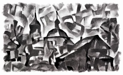 view (black) #1, 2016