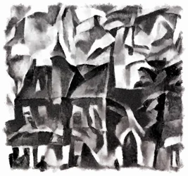 view (black) #3, 2016