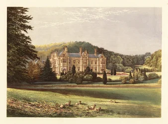 Mamhead, Devon, England, 1880 (engraving)