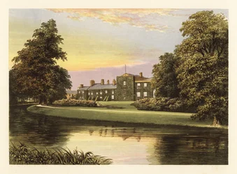 Netherhall, Cumberland, England (engraving)