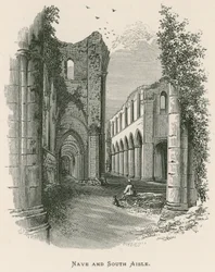 Fountains Abbey, Nave and South Aisle