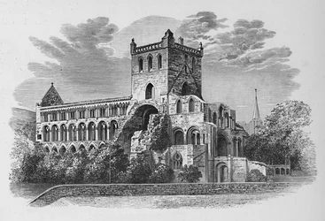 From South-East, Jedburgh Abbey