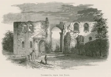 Furness Abbey, Transepts, From the Nave