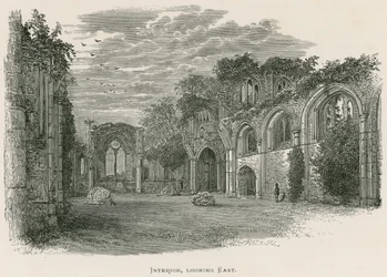 Netley Abbey, Interior, Looking East