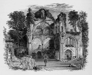 South Transept, Netley Abbey, c1880