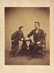 Abraham Lincoln and His Son Thomas (Tad)