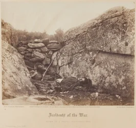 Home of a Rebel Sharpshooter, Gettysburg, July