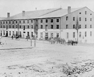 The Confederate Libby Prison for Prisoners of War at Richmond, Virginia