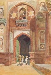 Agra Fort - Inside the Delhi Gate, c. 1880-1905