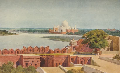 The Taj from the Fort, Agra, c1880
