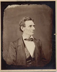 Abraham Lincoln, copy print after photo by Alexander Hesler