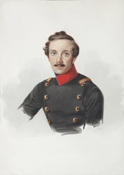 Portrait of Arist Fyodorovich von Gersdorff 1805-1883, 1840