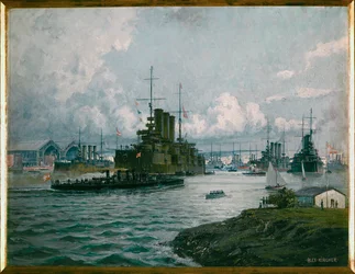 The Austrian Naval-Port at Pola