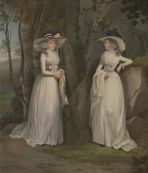 Eleanor and Margaret Ross, between 1785 and 1790