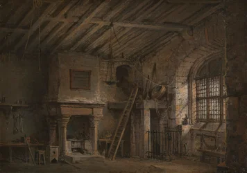 Stage Design for Heart of Midlothian; The Tolbooth