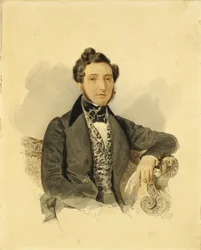Portrait of Nikolay Mikhaylovich Donaurov 1806-1849, 1830s