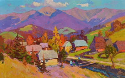 Autumn Mountain Village